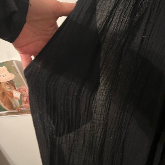 Testimony Los Angeles Sleeveless Long Duster Studded Collar Size Small - Picture 10 of 10